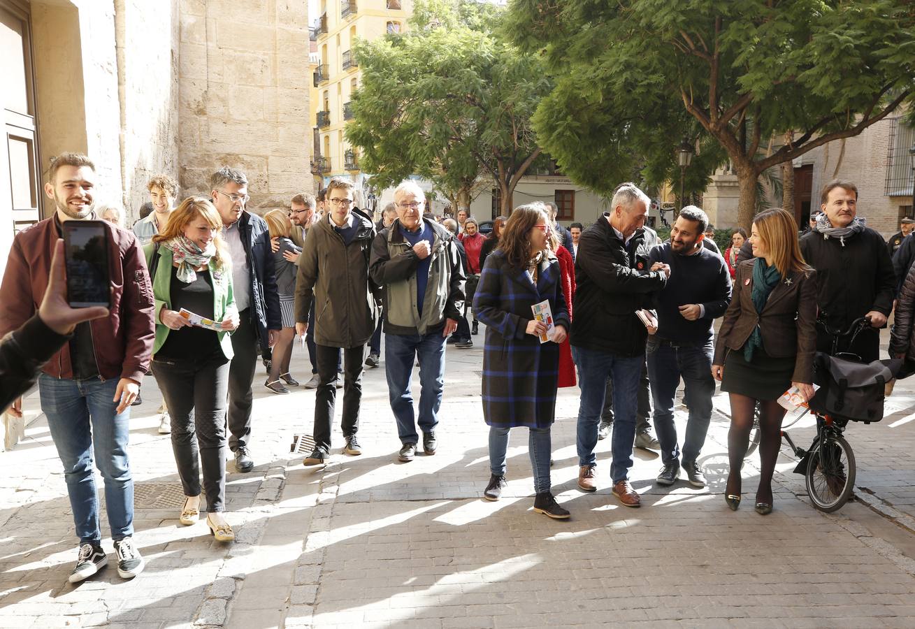 Más Compromís, la alianza de Compromís con Más País, de Íñigo Errejón han cerrado la campaña por las elecciones del 10N en Valencia, con Baldoví, Errejón, Oltra y Ribó, entre otros.