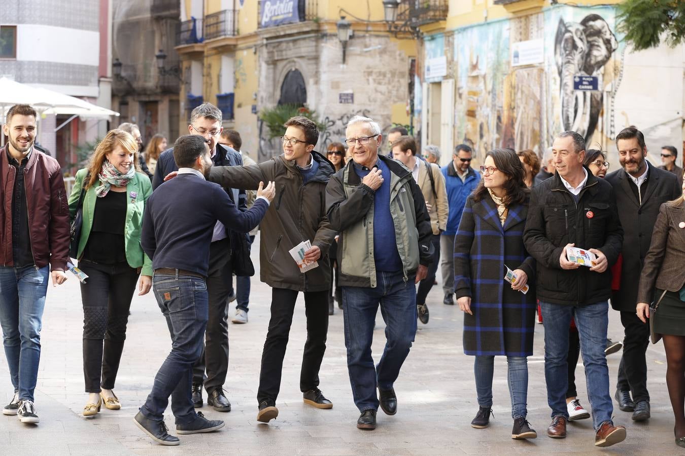 Més Compromís, la alianza de Compromís con Más País, de Íñigo Errejón han cerrado la campaña por las elecciones del 10N en Valencia, con Baldoví, Errejón, Oltra y Ribó, entre otros.