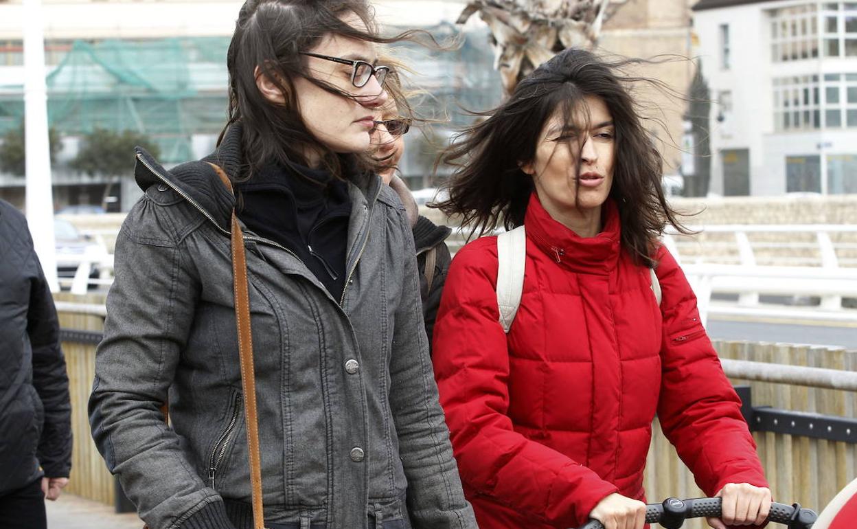 El viento azota a la Comunitat estos días. 