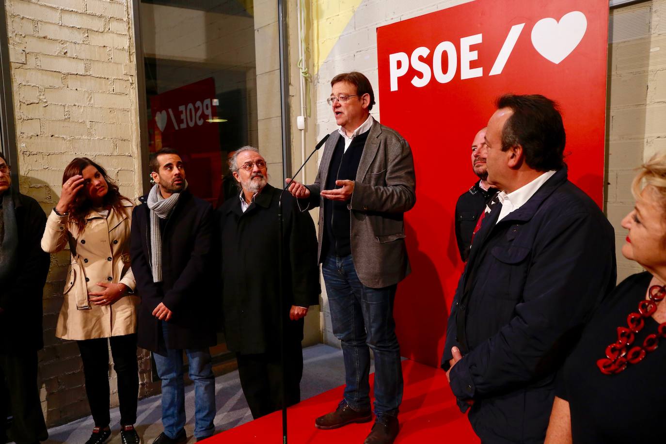 Los principales partidos políticos de la Comunitat se han reunido en sus sedes de Valencia para conocer los resultados de la jornada electoral de este domingo 10 de noviembre. 