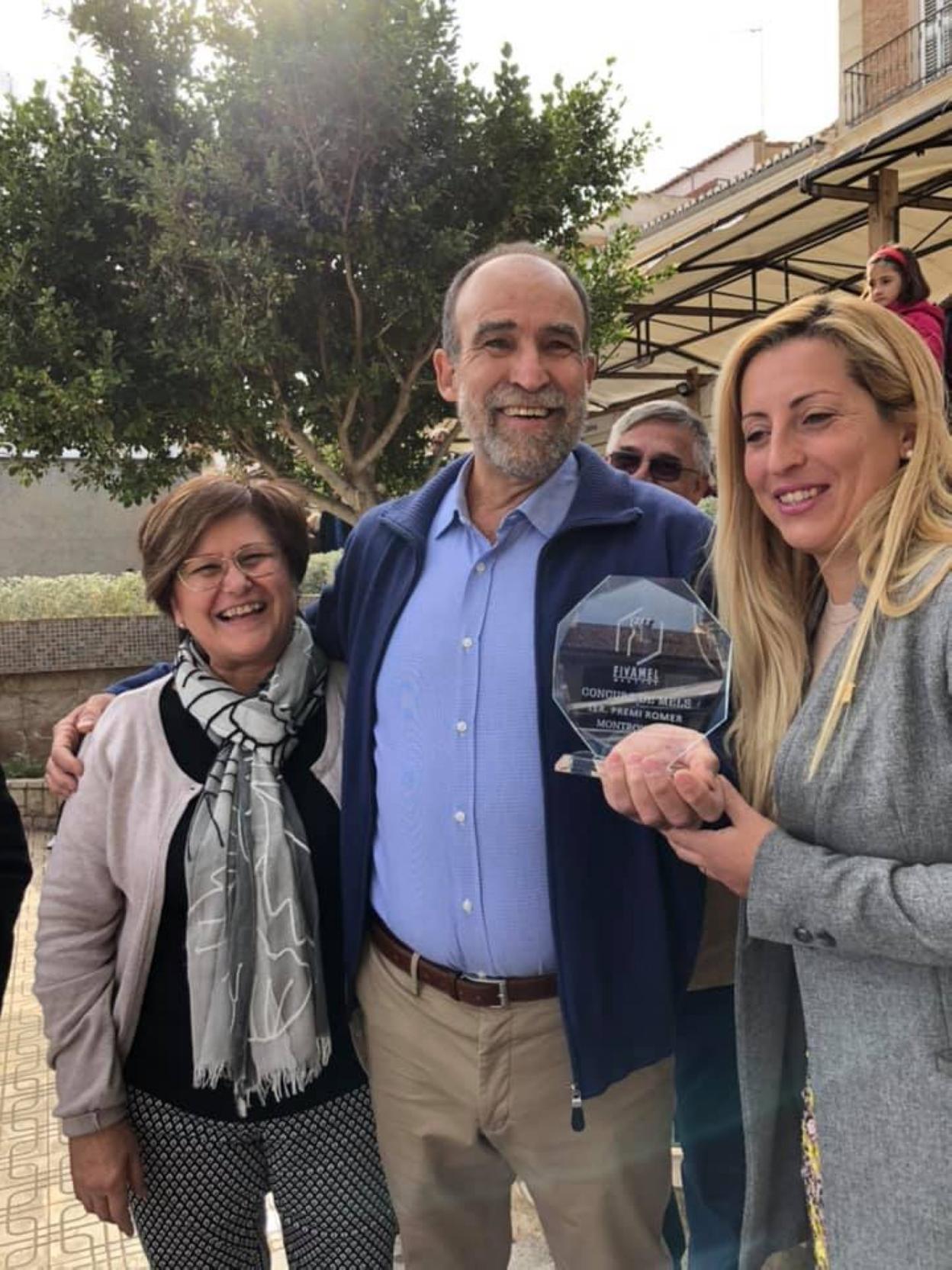 Fernando Calatayud recibe 'l'abelleta d'or' en Montroy