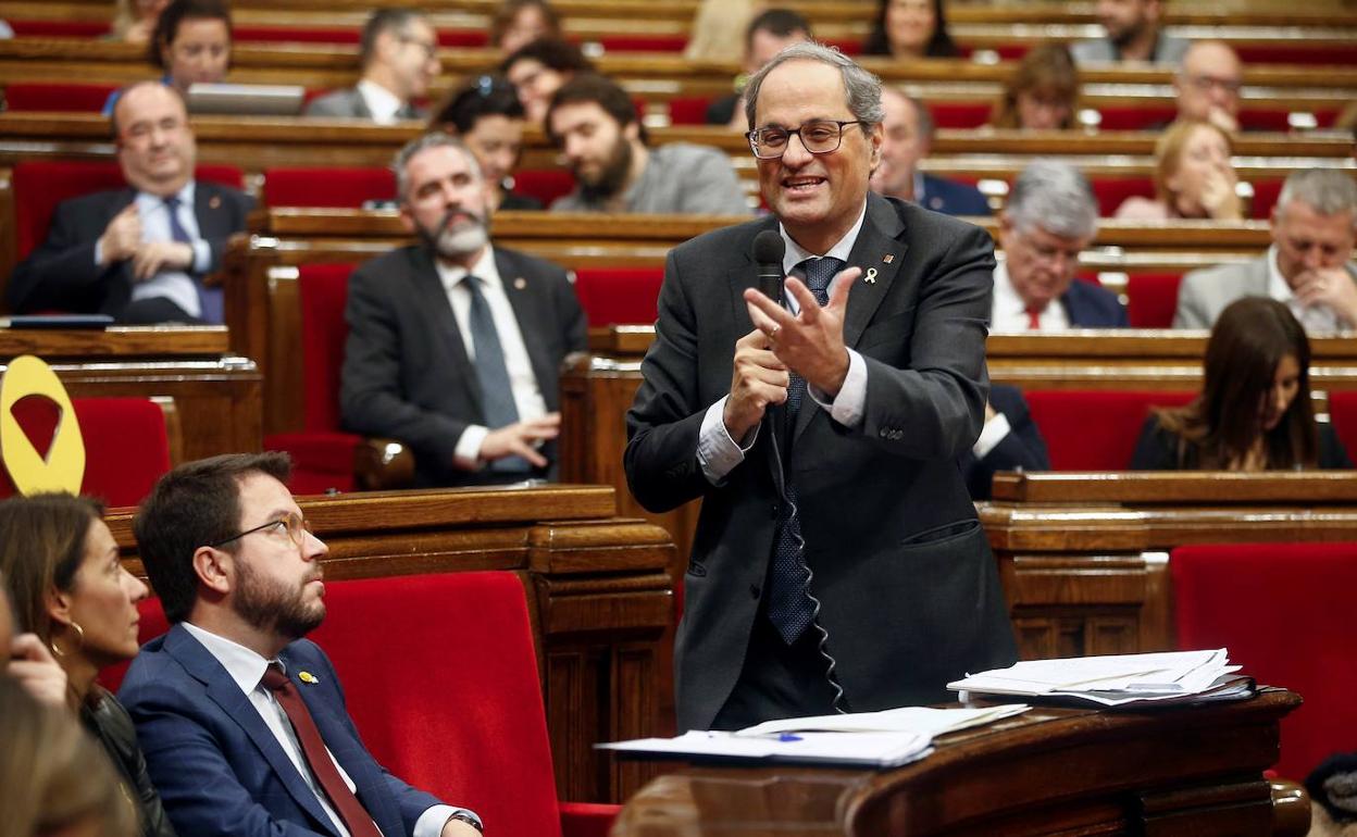 El presidente de la Generalitat, Quim Torra. 