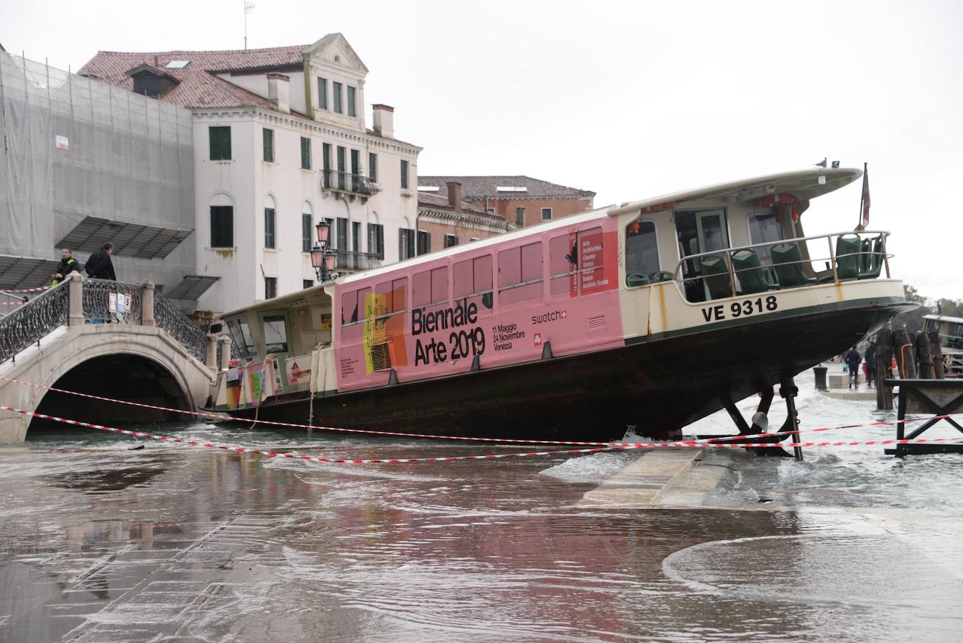 Venecia, destrozada por la peor 'acqua alta' del último medio siglo