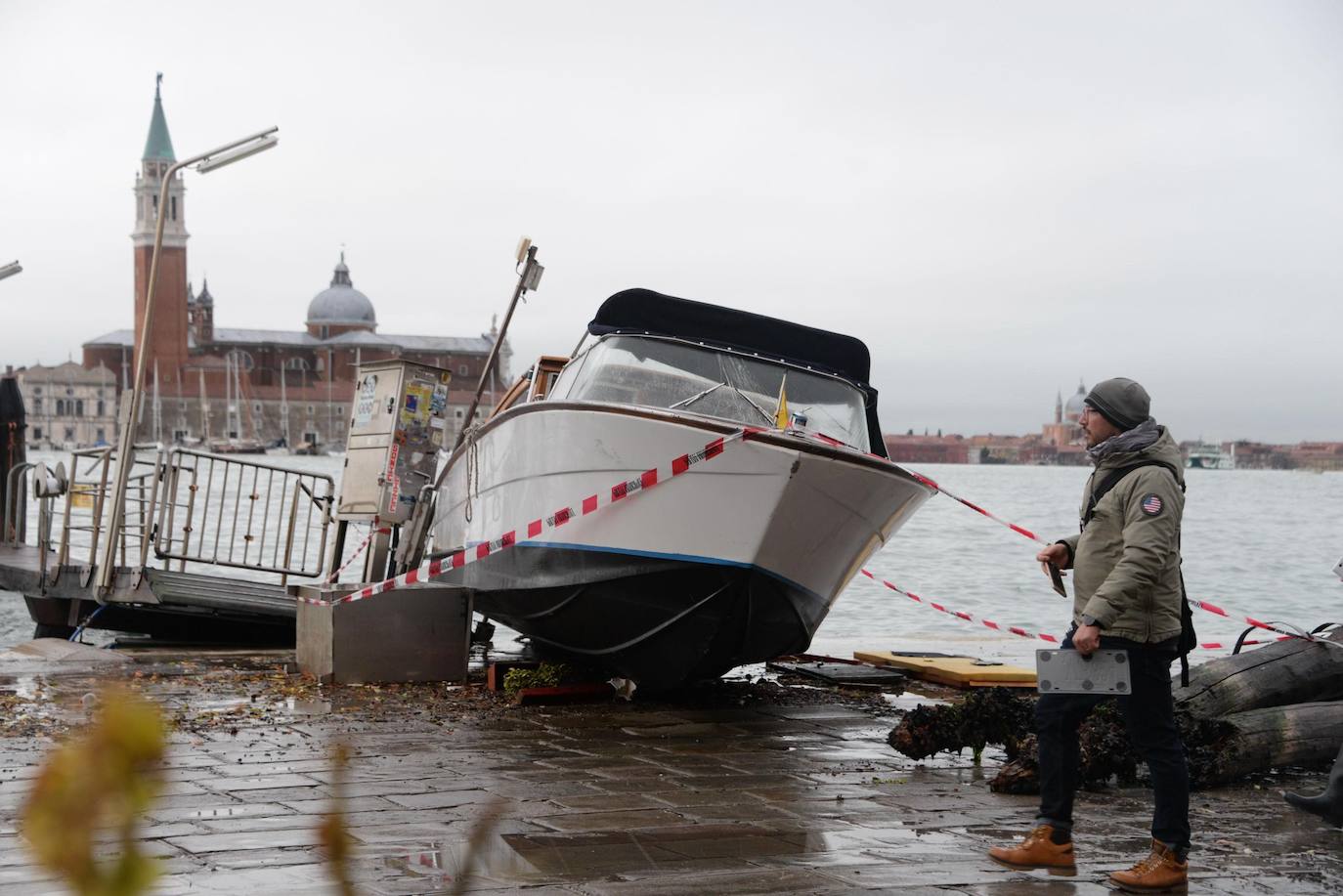 Venecia, destrozada por la peor 'acqua alta' del último medio siglo