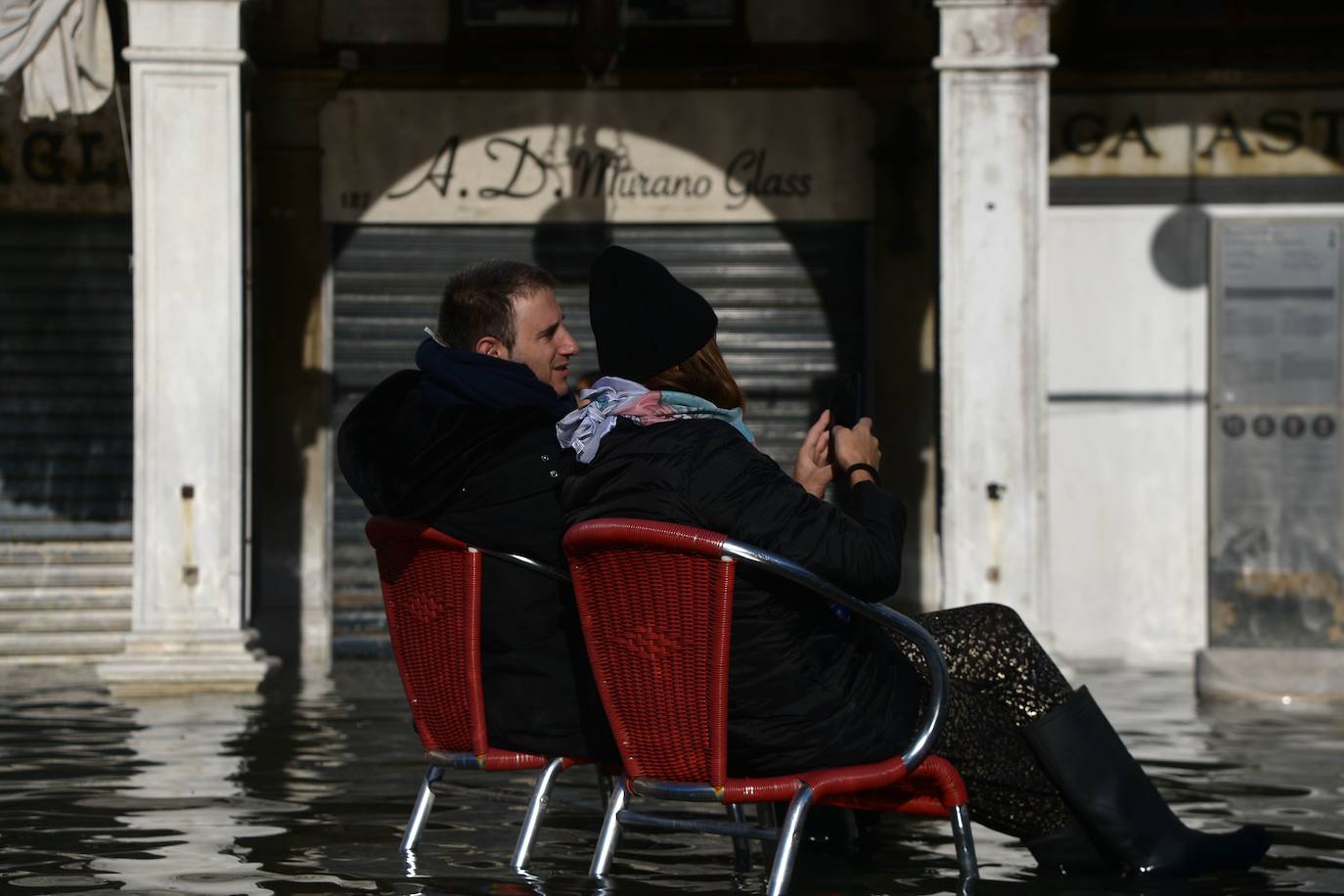 Venecia, destrozada por la peor 'acqua alta' del último medio siglo