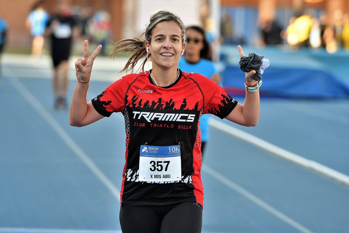 Carrera contra el Cáncer de Pulmón en Valencia en 2019.