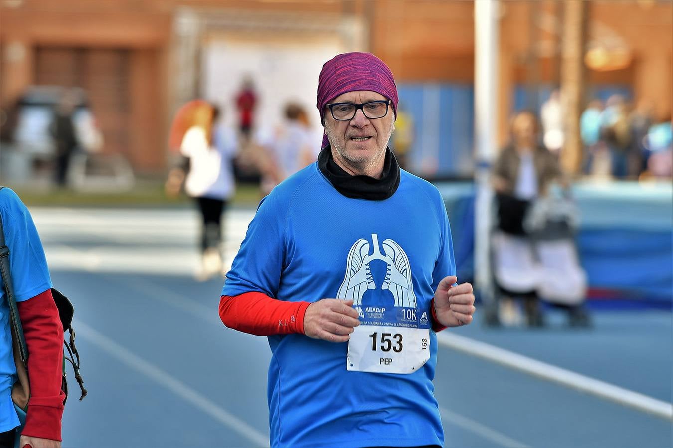 Carrera contra el Cáncer de Pulmón en Valencia en 2019.