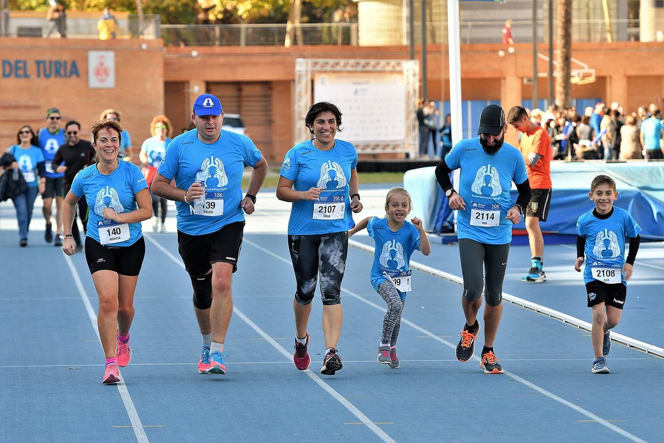 Carrera contra el Cáncer de Pulmón en Valencia en 2019.