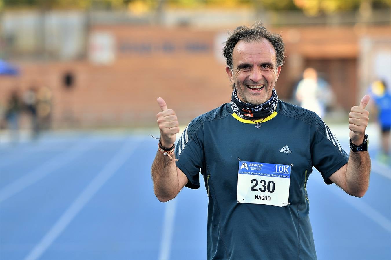 Carrera contra el Cáncer de Pulmón en Valencia en 2019.