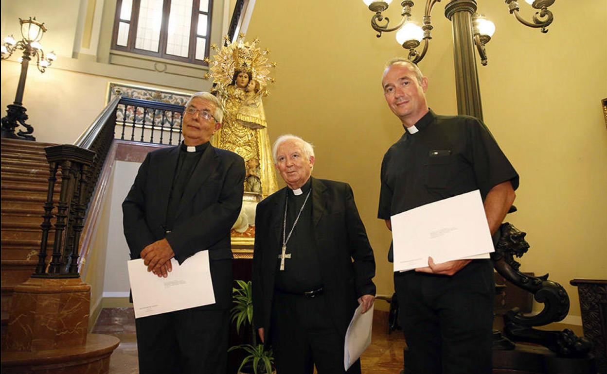 Jaime Sancho, Santiago Cañizares y Álvaro Almenar, en una imagen de archivo.