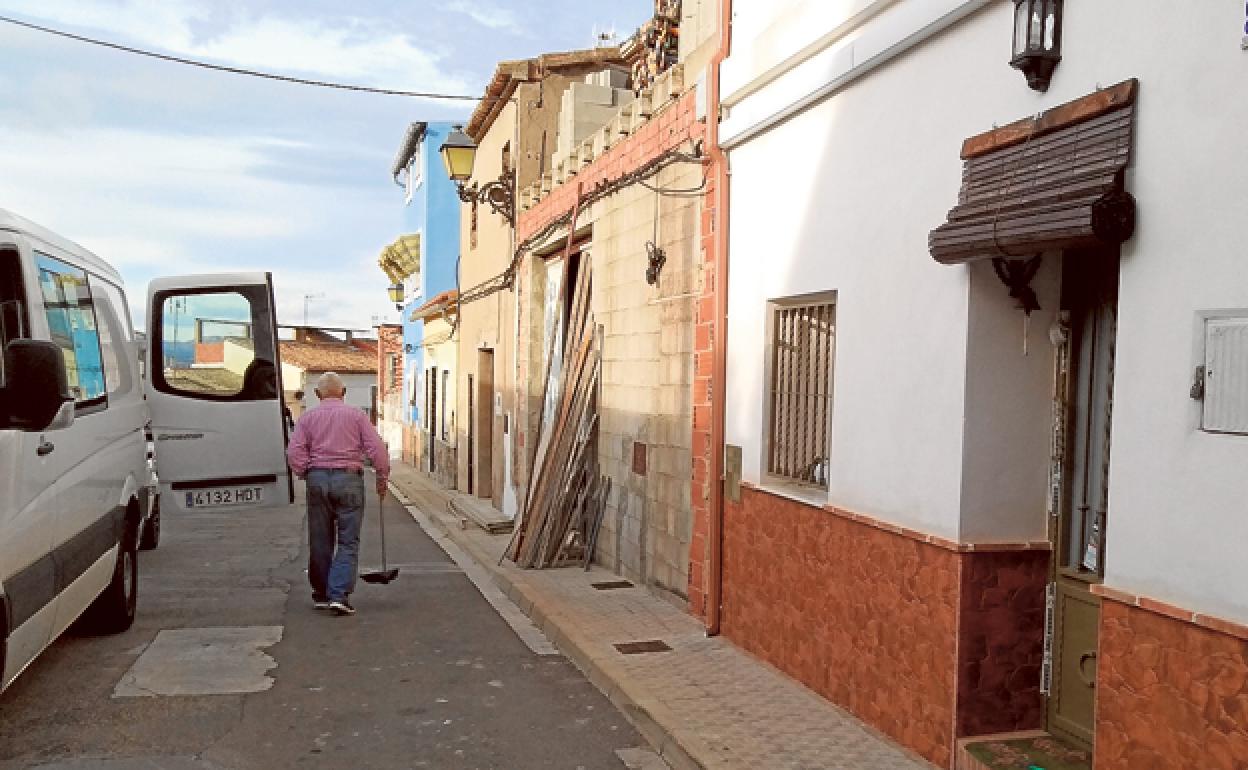 Calle y casa de Manuel que coincide con la ubicación mandada por la desaparecida a su madre.