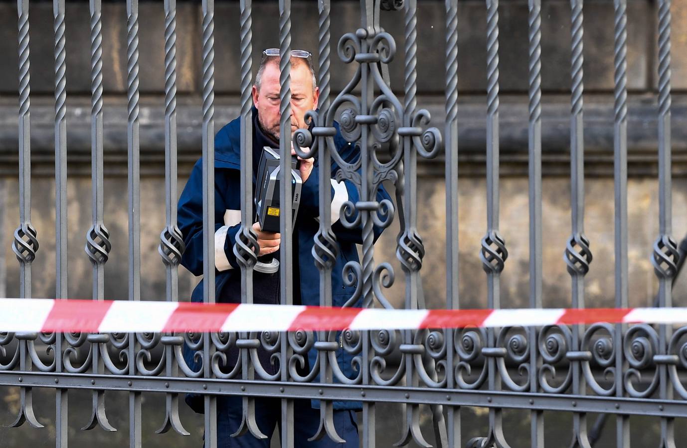 Los ladrones lograron entrar en la cámara acorazada verde de Augusto II de Polonia, que reinó en el siglo XVIII.