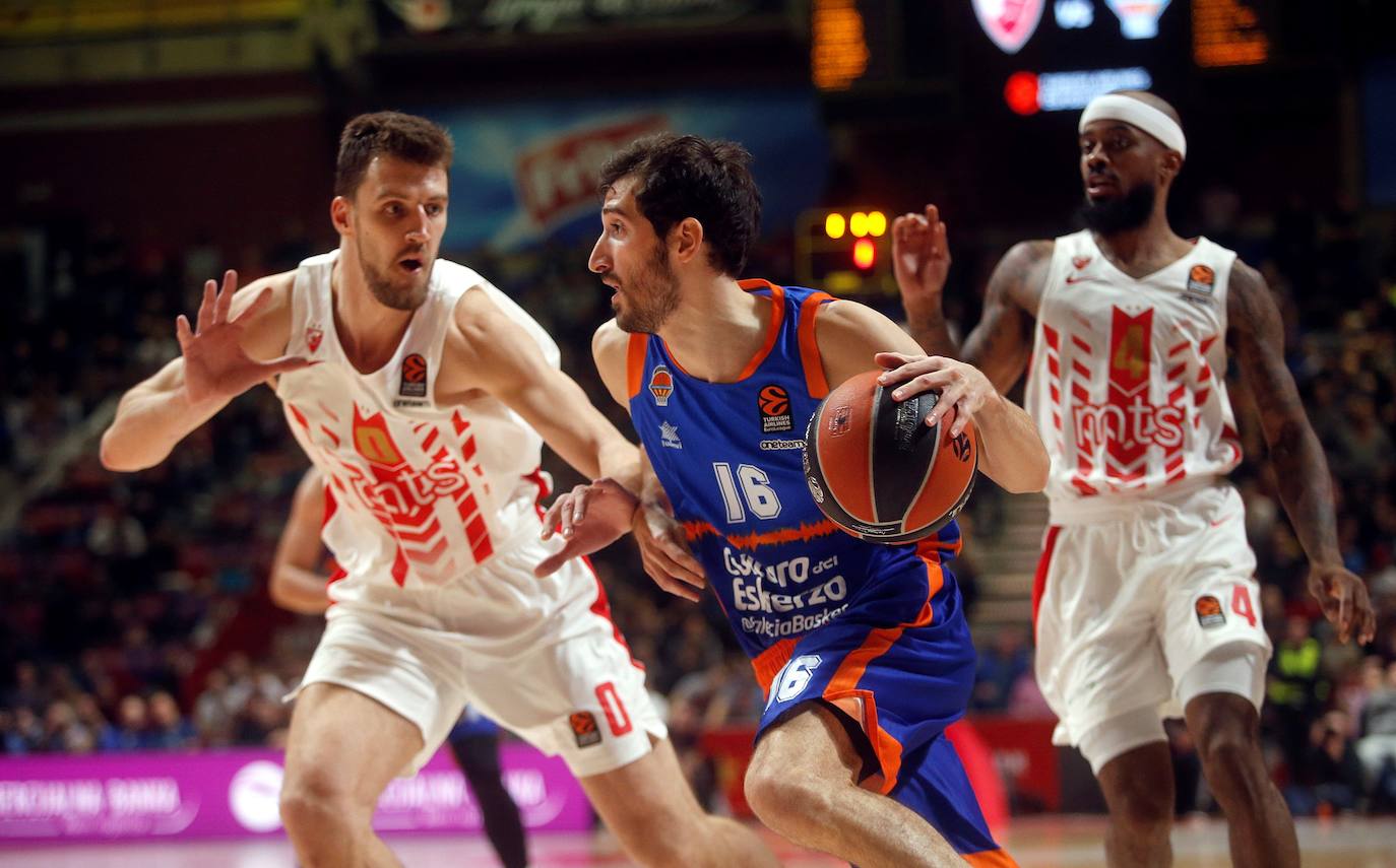 Fotos: El Estrella Roja-Valencia Basket, en imágenes