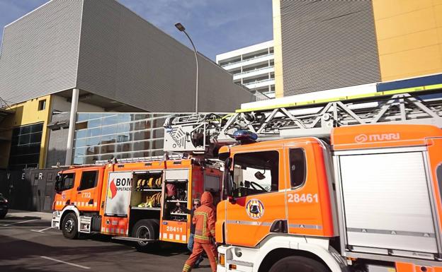 Un trabajador herido en el incendio del spa de un hotel en Gandia