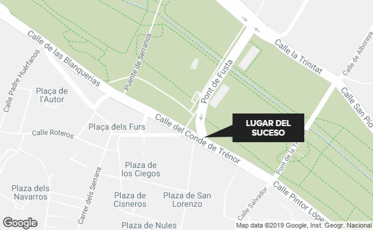 El suceso ha tenido lugar en la calle Conde Trénor de Valencia.