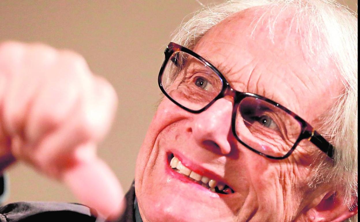 El cineasta británico Ken Loach, ayer en Valencia. 