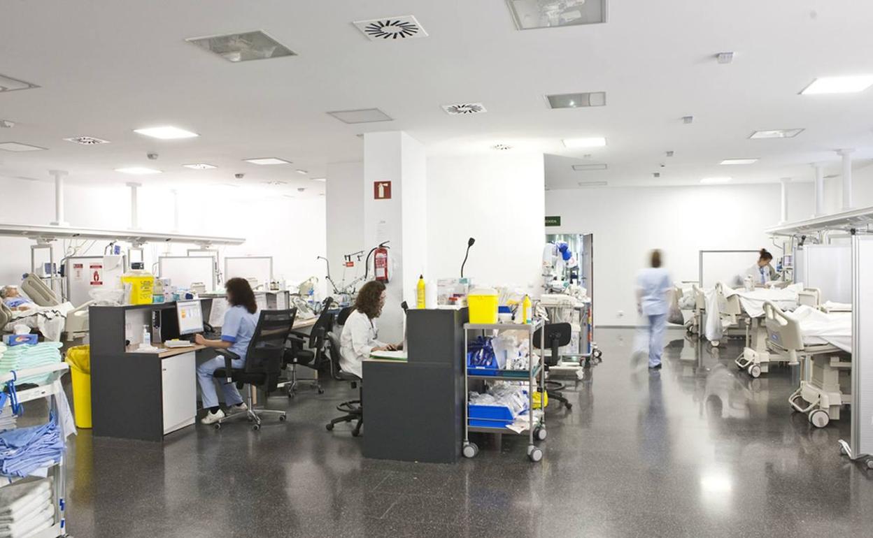 Sala de observación ubicada en el área de Urgencias del Hospital de Dénia. 