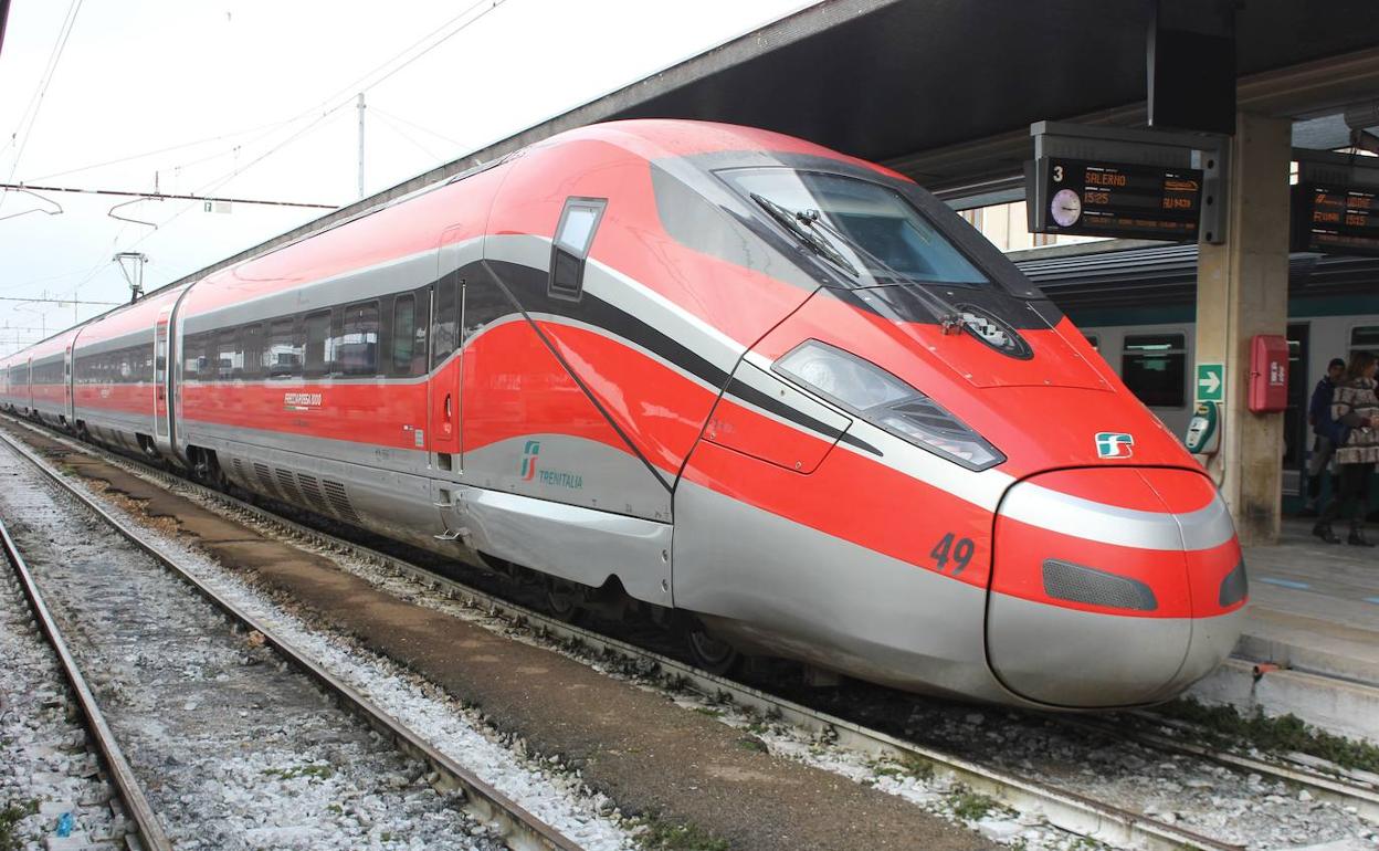 Unidad de alta velocidad de Trenitalia, el socio de Air Nostrum en Ilsa. 