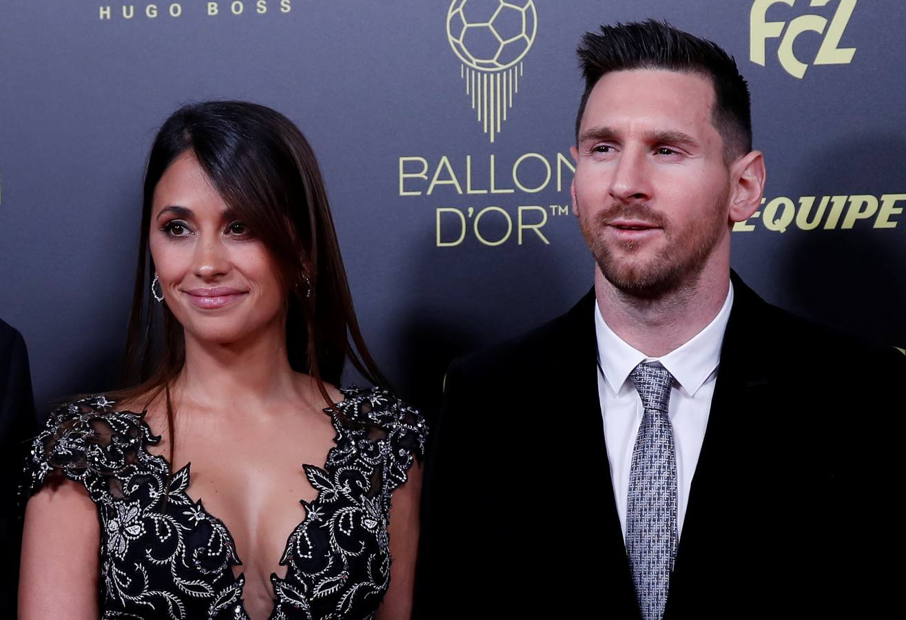 Antonella Roccuzzo y Lionel Messi.