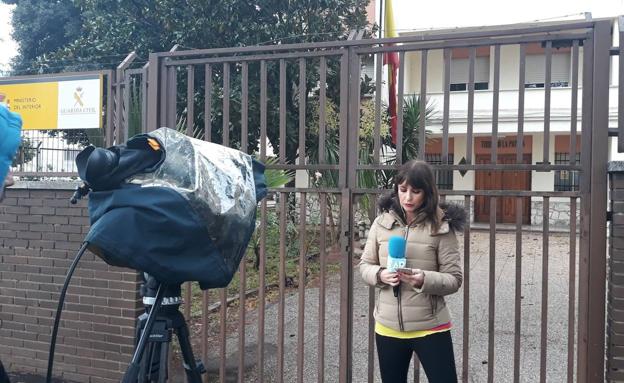 Cuartel de la Guardia Civil de Carcaixent donde se ha entregado Jorge. 