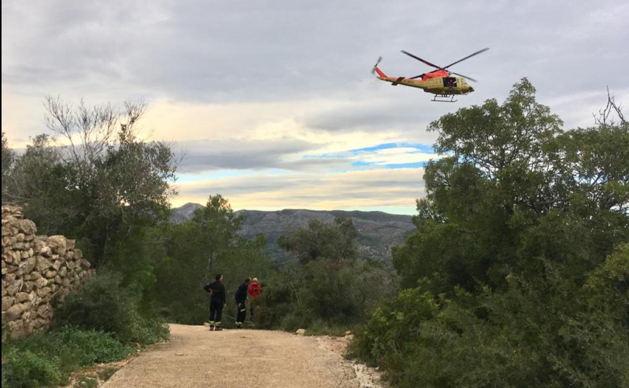 Gata de Gorgos | Un amplio dispositivo busca a un hombre desaparecido en Gata