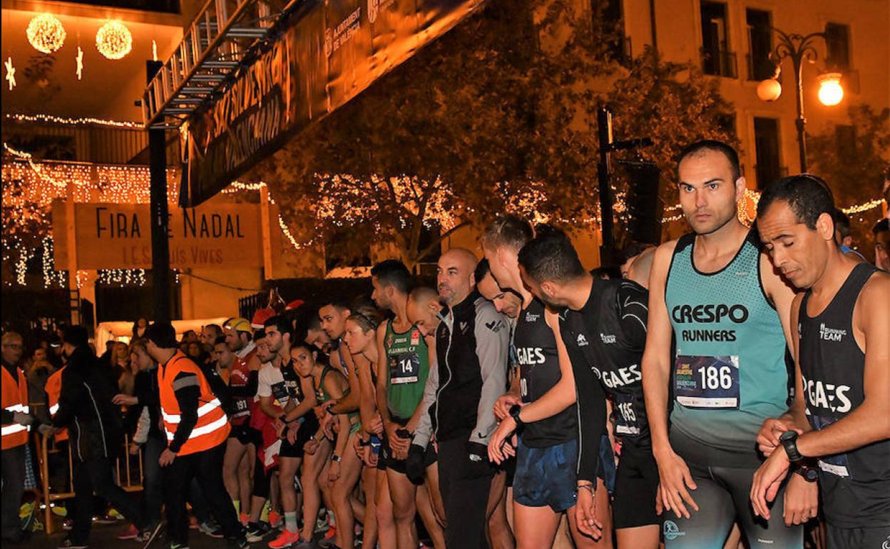 Participantes de la última edición de la San Silvestre Popular de Valencia.