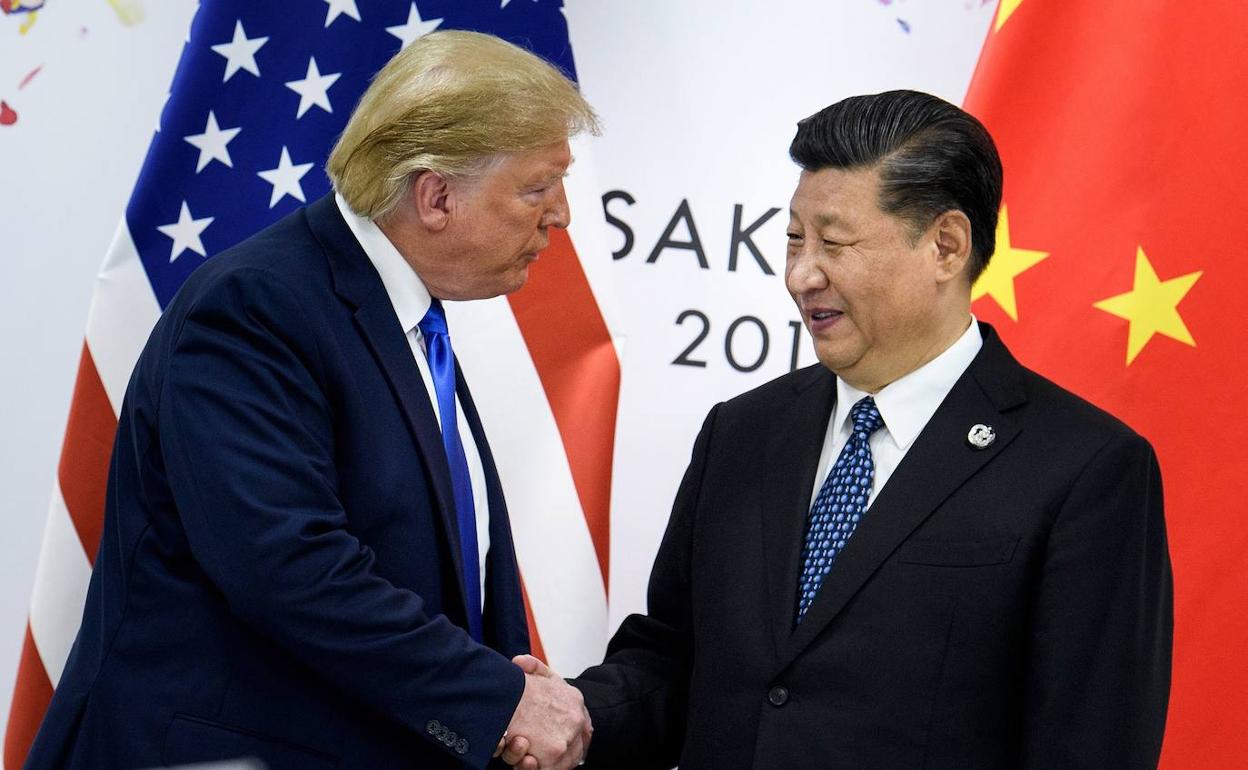 Donald Trump y Xi Jinping. 