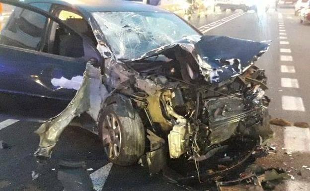 Fallece un motorista en una colisión múltiple provocada por un conductor ebrio