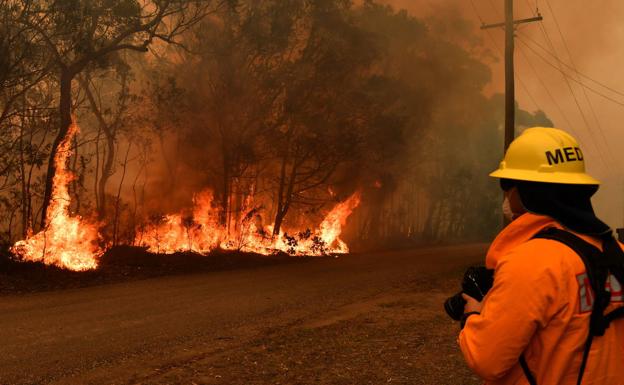 Australia registra la mayor temperatura de su historia en medio de los incendios