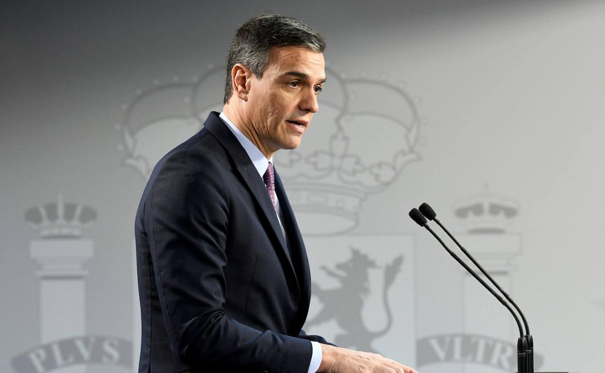 Pedro Sánchez, presidente del Gobierno en funciones. 