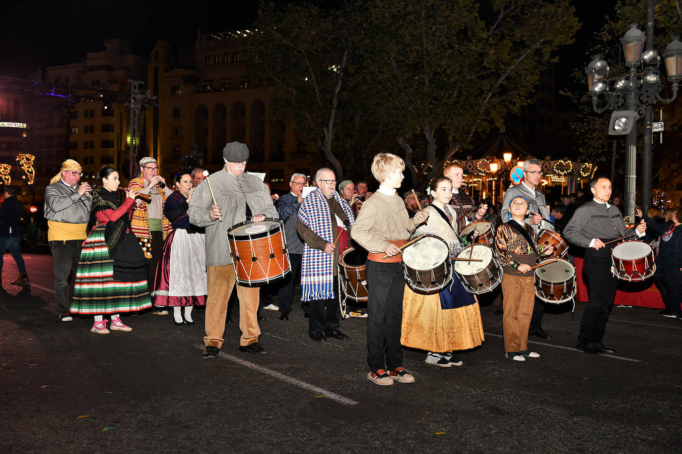 Cabalgata de los Reyes Magos en Valencia.