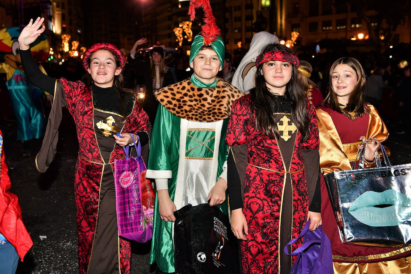 Cabalgata de los Reyes Magos en Valencia.