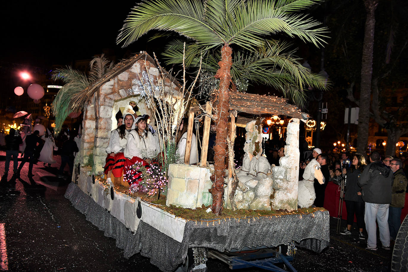 Cabalgata de los Reyes Magos en Valencia.