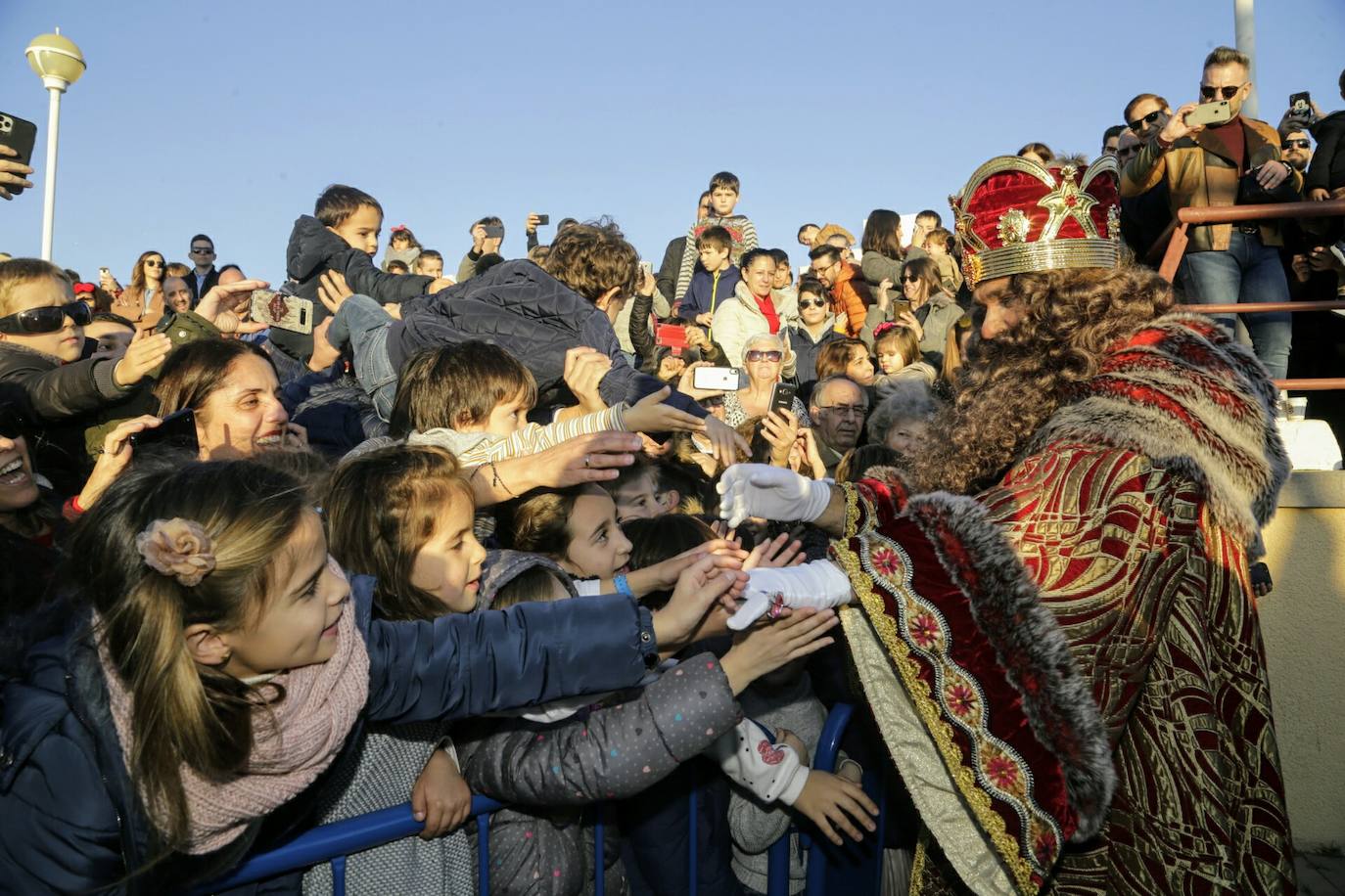 Cabalgata de Reyes en Alicante 2020.