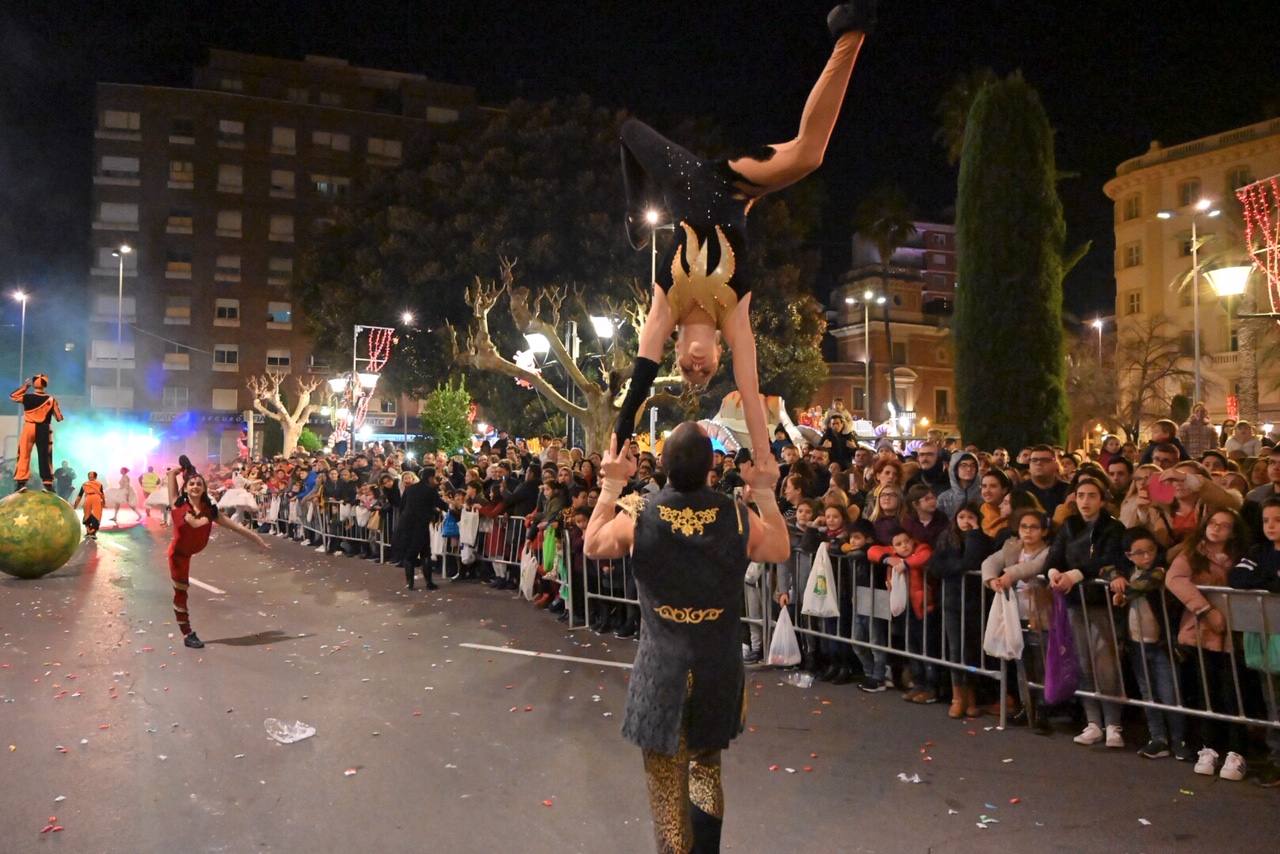 Cabalgata de Reyes en Castellón 2020.