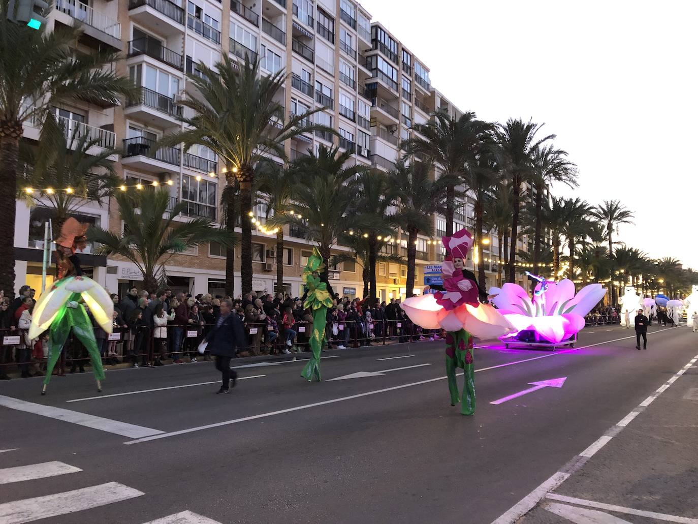 Cabalgata de Reyes en Dénia 2020.