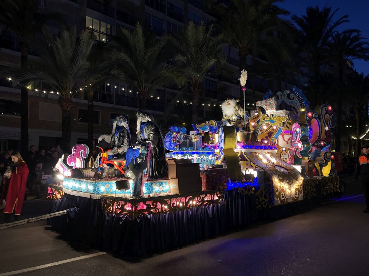 Cabalgata de los Reyes Magos en Dénia.