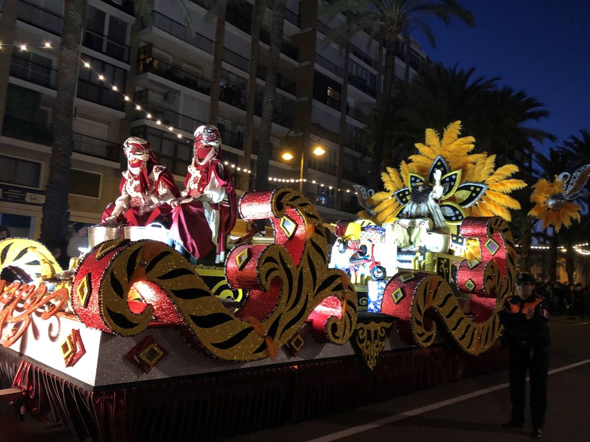 Cabalgata de los Reyes Magos en Dénia.