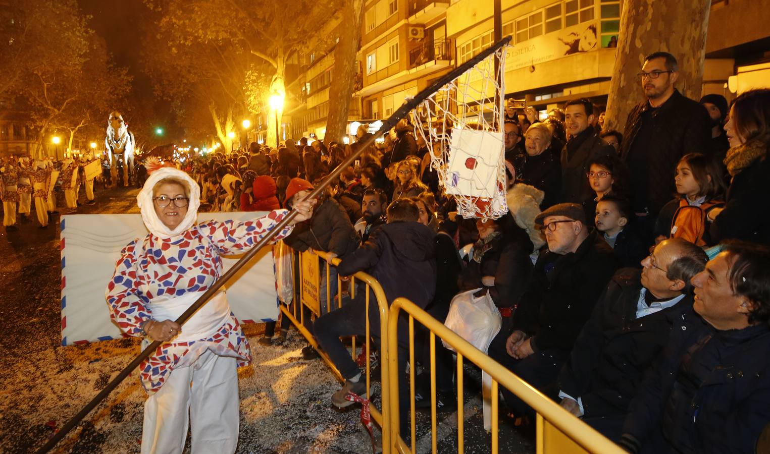 Cabalgata de los Reyes Magos en Valencia.