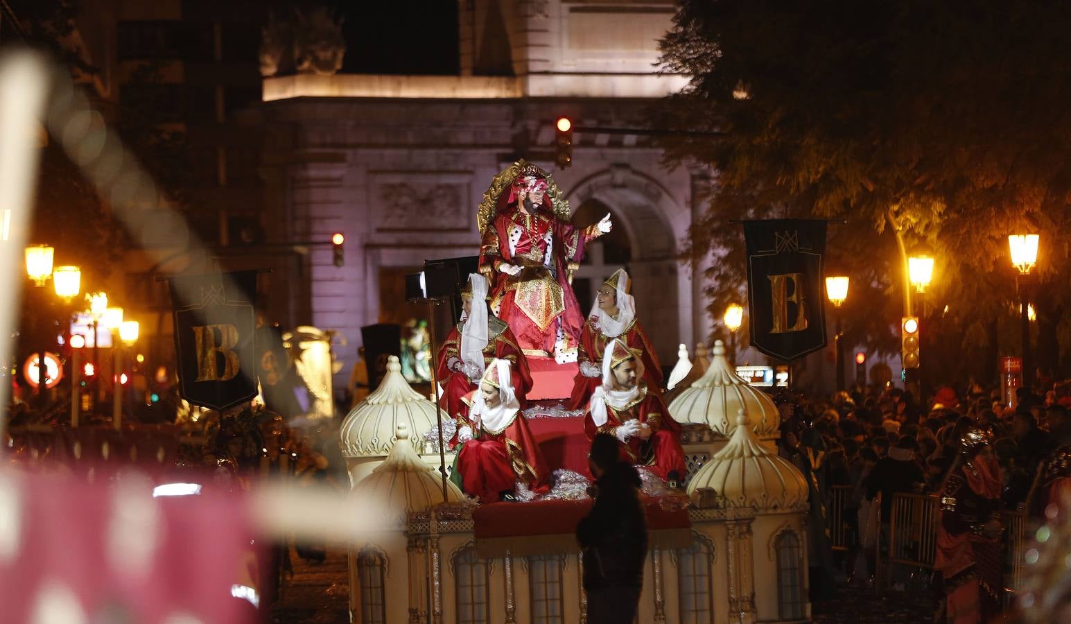 Cabalgata de los Reyes Magos en Valencia.