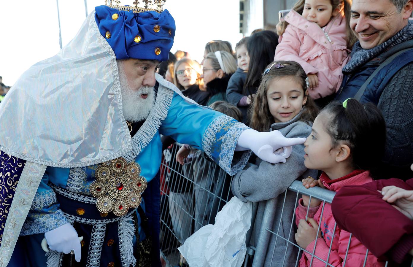 Llegada de los Reyes Magos al puerto de Valencia.