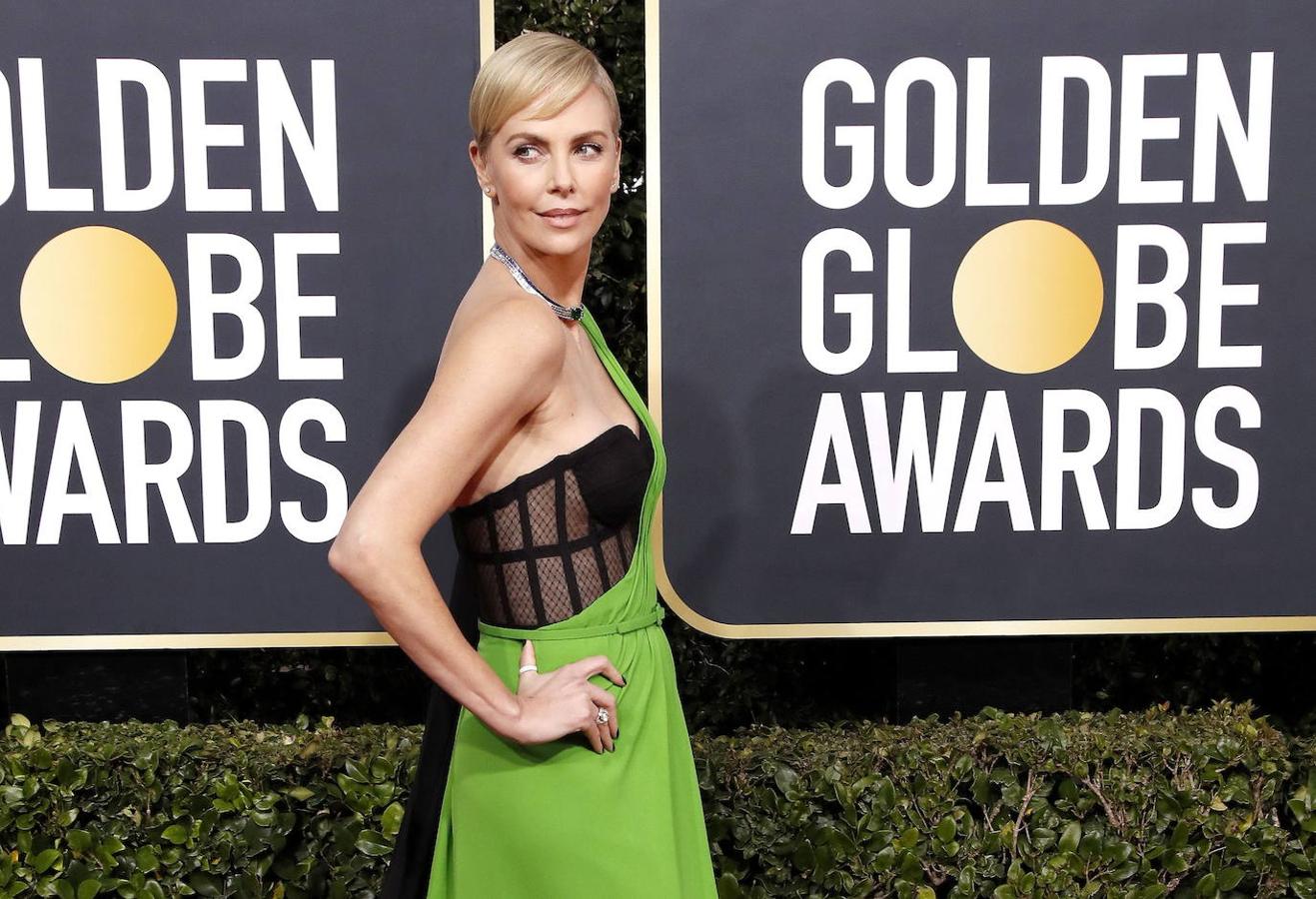 Charlize Theron, actriz sudafricana.