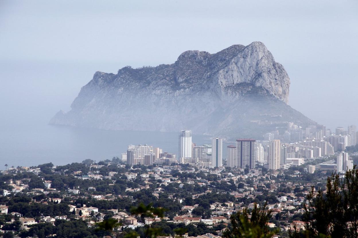 Vista panorámica del municipio de Calp. 