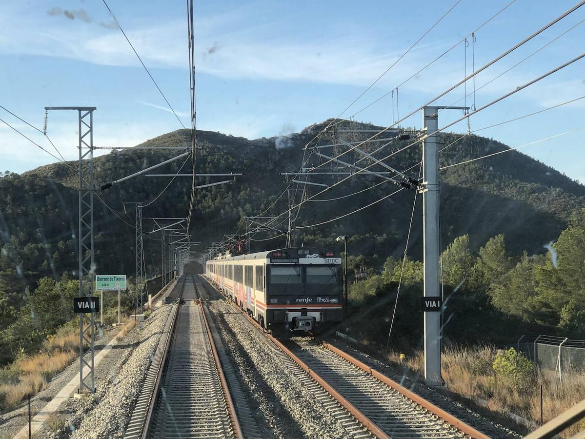 Fotos: Las imágenes del primer trayecto por la variante de Vandellós