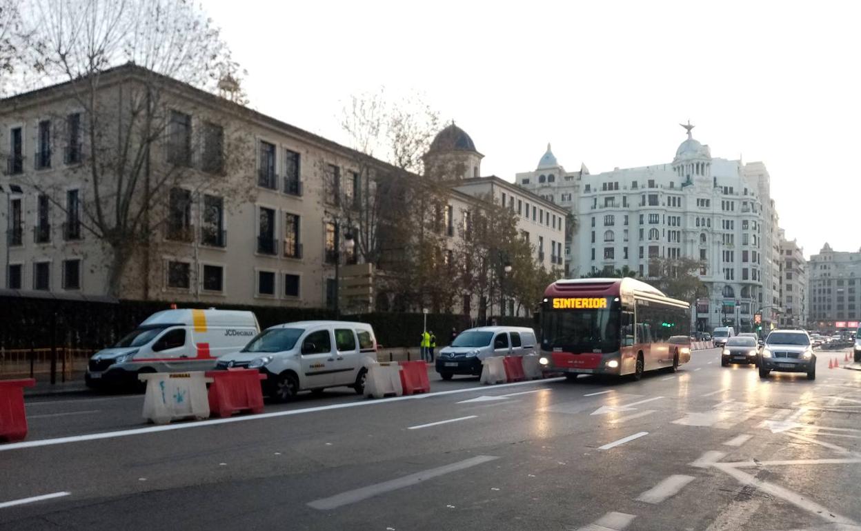 Estado de las obras, esta mañana.