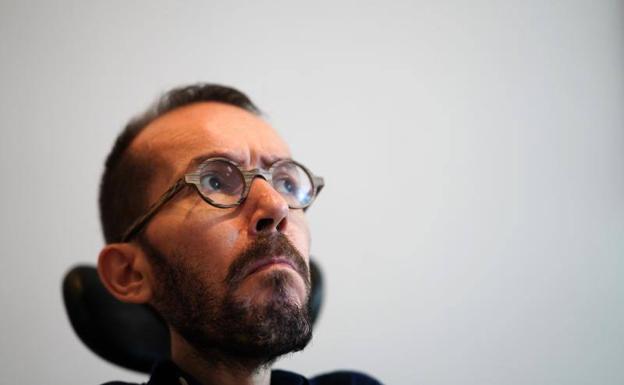 Pablo Echenique, durante la entrevista.