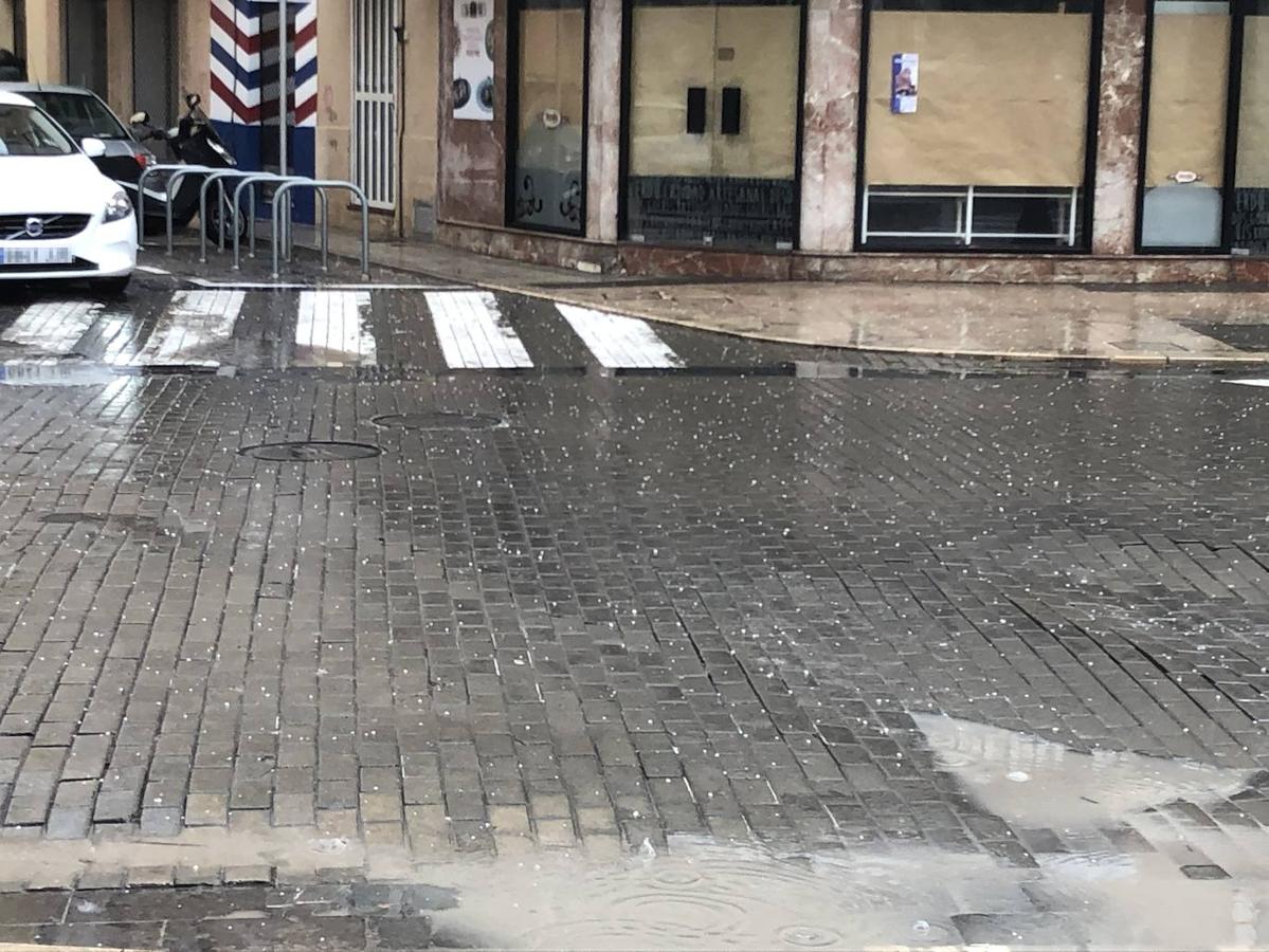 Granizo en Dénia.