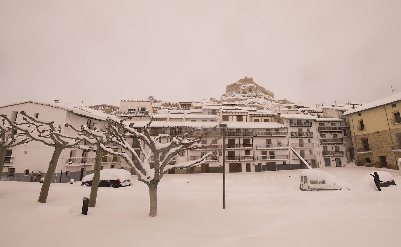 Nieve en Morella