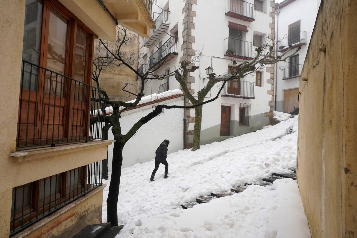 Nevadas en Morella.