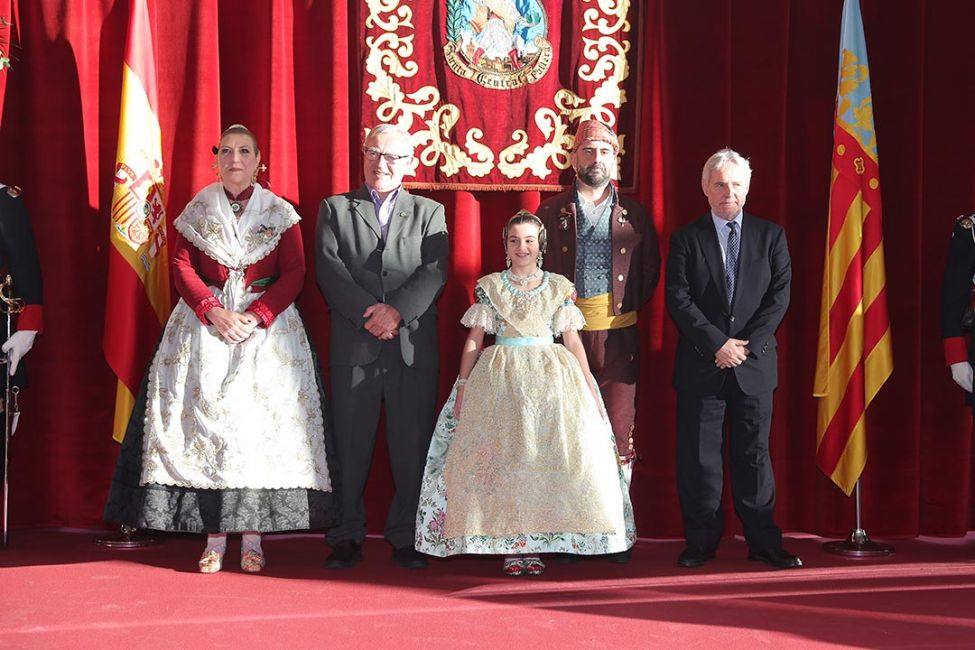 Exaltación de Carla García, fallera mayor infantil de Valencia 2020. 